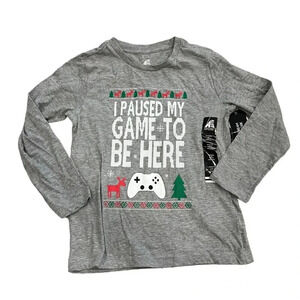 ADTN Gray Funny Holiday Gaming Tee 7